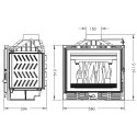 Каминная топка Uniflam 600 ECO с шибером