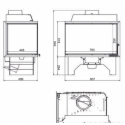 Каминная топка KFD ECO iLUX 90+R